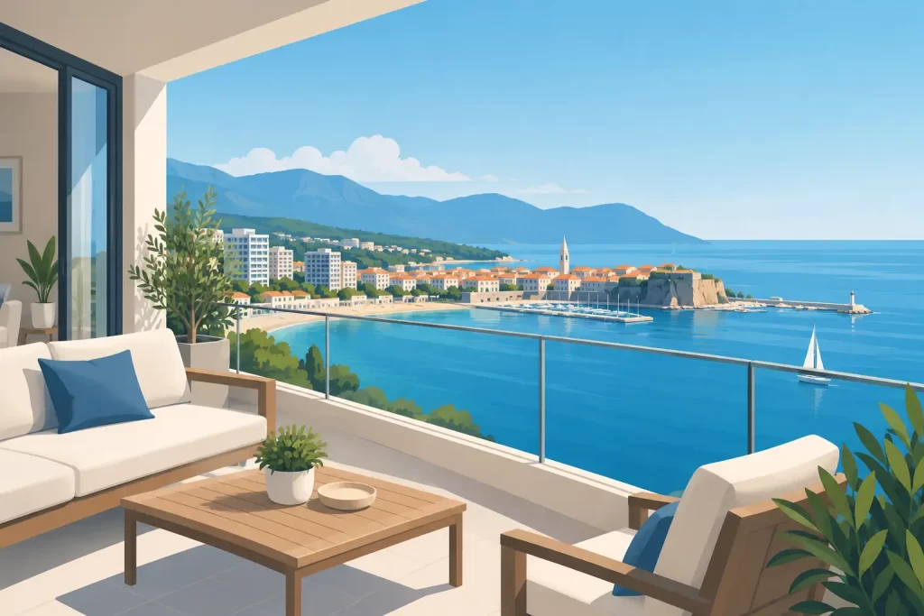 Choose a Sea View Apartment in Bar, Montenegro